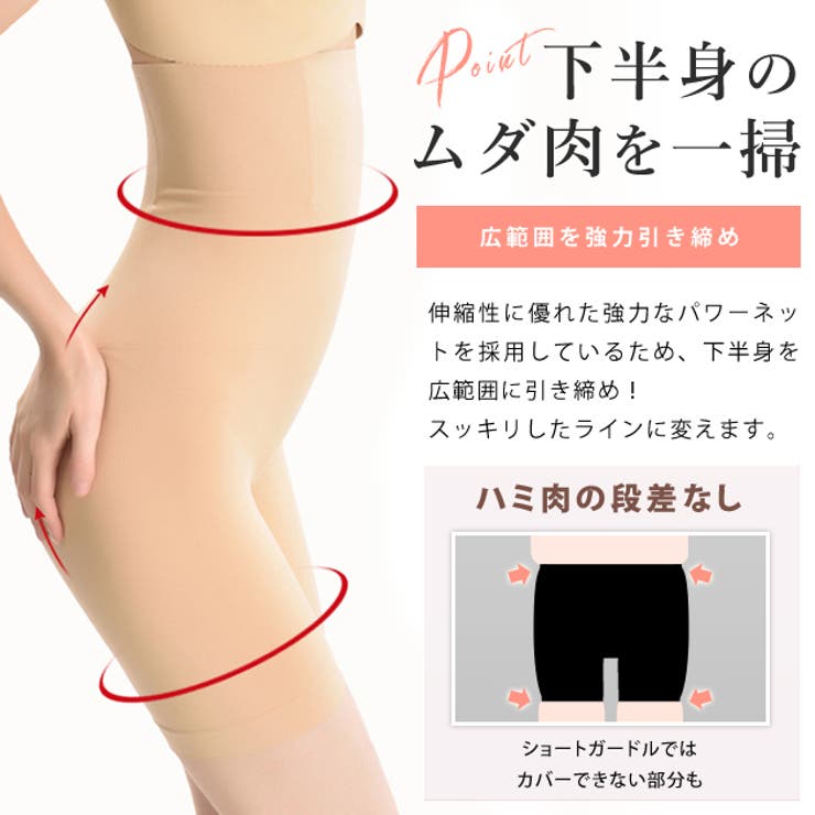 ハイウエスト ガードル ウエストニッパー[品番：LCLW0002912