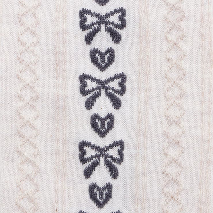 靴下 クルーソックス リボン柄 | レースレディース  | 詳細画像18 