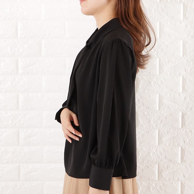 シフォン ボウタイ ブラウス[品番：LCLW0002977]｜レース