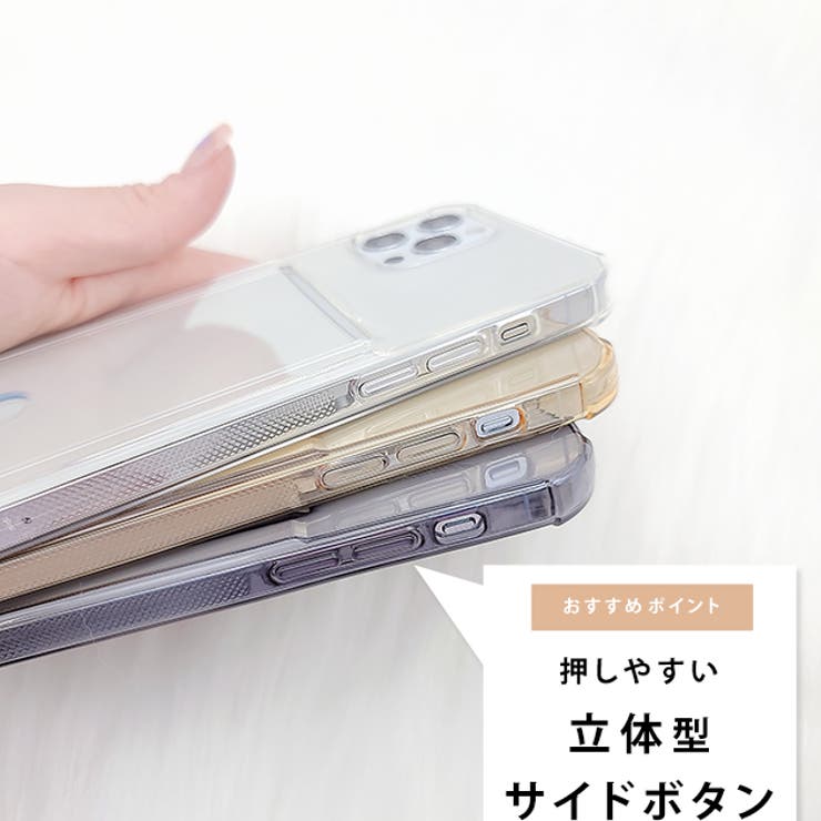 ストラップカードホルダー付TPUクリアiPhoneケーススマホケーススマホカバーiPhone1313proiPhone1212pro12miniiPhone1111proiPhoneXRiPhoneXiPhone7iPhone8第2世代第3世代