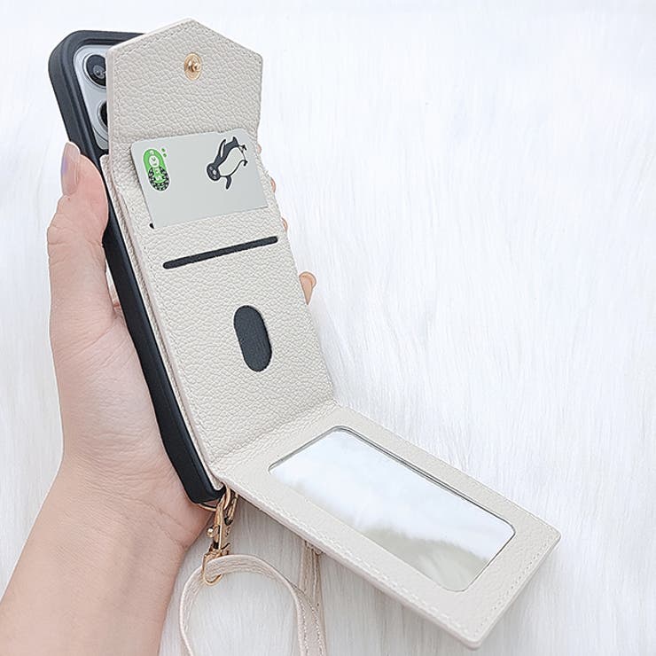 ストラップカードホルダーミラー付PUレザー多機能iPhoneケーススマホケーススマホカバーiPhone1414pro14plus14promaxiPhone1313proiPhone1212proiPhone1111proiPhone7iPhone8第2世代第3世代