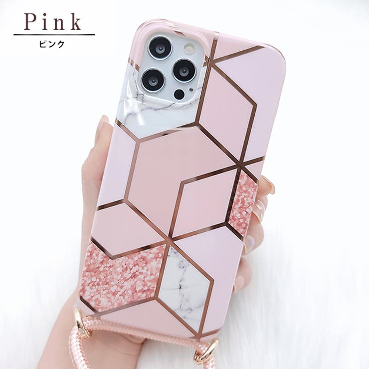 ストラップ付 iPhoneケース ハードケース[品番：LCLW0002966
