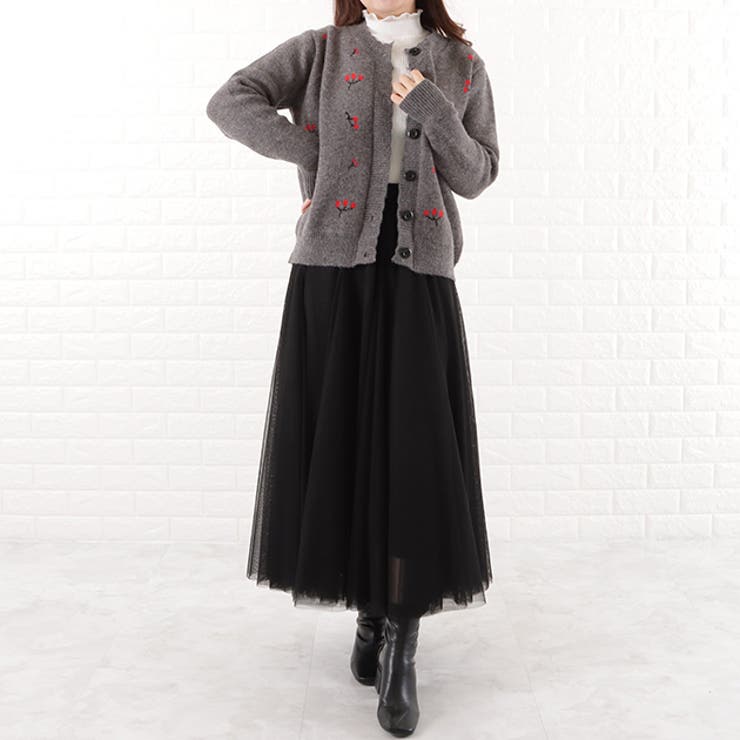 チェリー ニット カーディガン | レースレディース  | 詳細画像7 