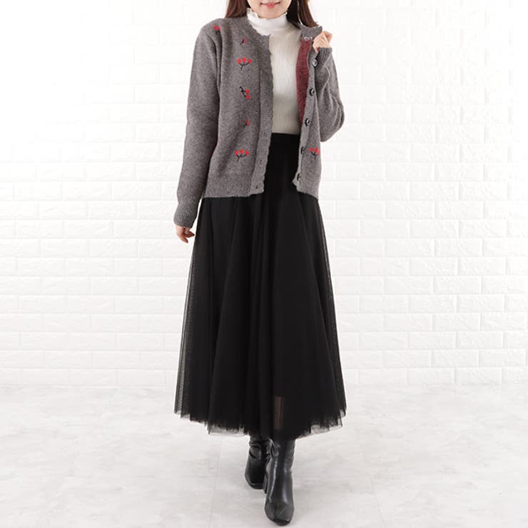 チェリー ニット カーディガン | レースレディース  | 詳細画像8 