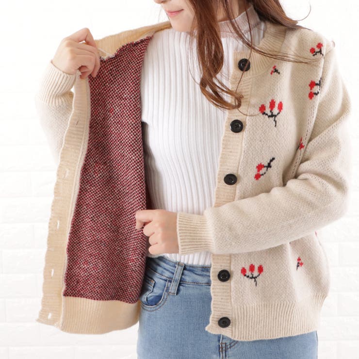 チェリー ニット カーディガン | レースレディース  | 詳細画像13 