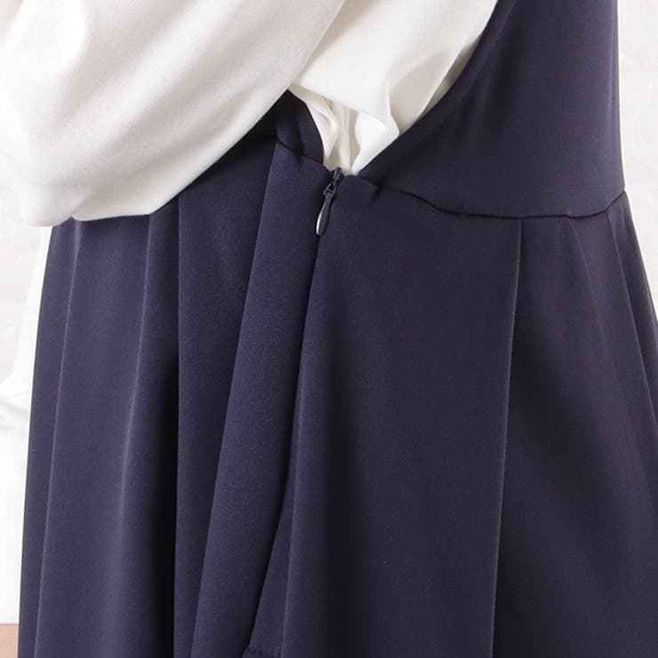 niana レースベルスリーブブラウス・ジャンパースカート L niana レースベルスリーブブラウス・ジャンパースカート L niana