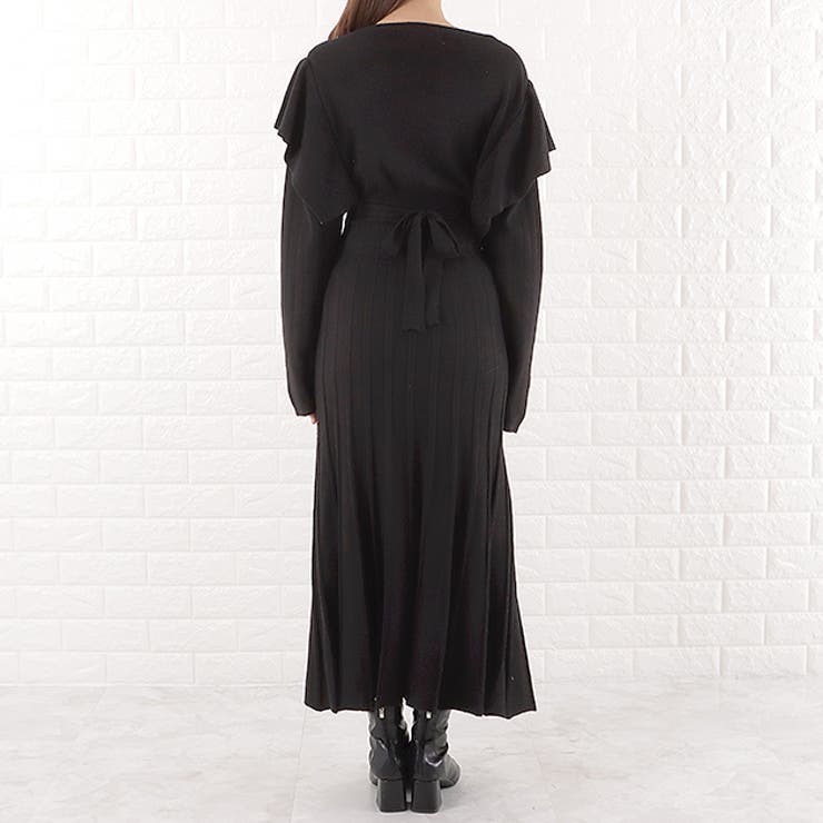 ショルダーフリル リブ 切替 | レースレディース  | 詳細画像6 