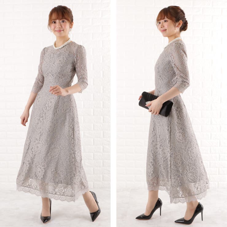 パーティードレス 総レース ロング | レースレディース  | 詳細画像16 