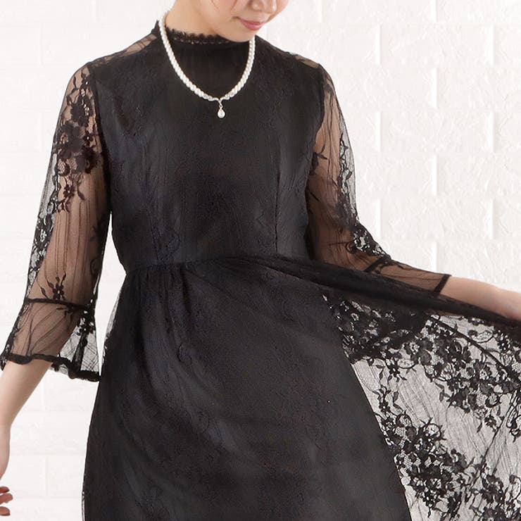 パーティードレス 総レース ワンピース | レースレディース  | 詳細画像10 