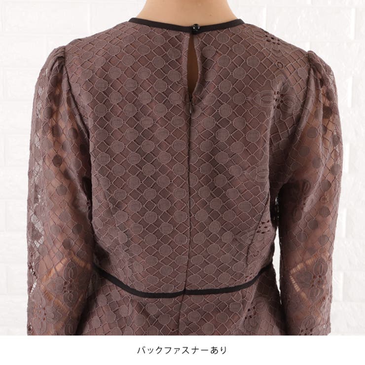 パーティードレス 総レース ワンピース | レースレディース  | 詳細画像6 