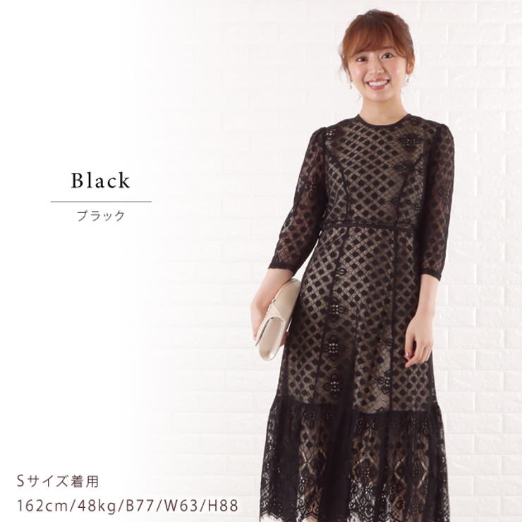 パーティードレス 総レース ワンピース | レースレディース  | 詳細画像9 