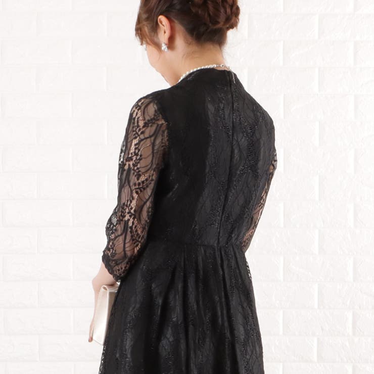 パーティードレス 総レース ワンピース | レースレディース  | 詳細画像11 