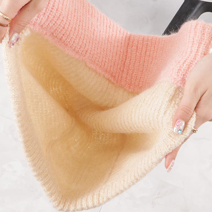 バイカラー ニット バラクラバ | レースレディース  | 詳細画像16 