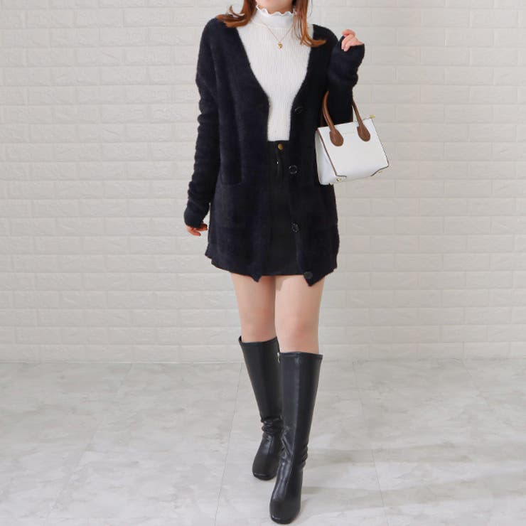 未使用 LANVIN COLLECTION 長袖 ニット ロングカーディガン