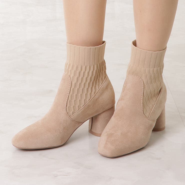 ソックスブーツ ニット ショートブーツ | レースレディース  | 詳細画像5 