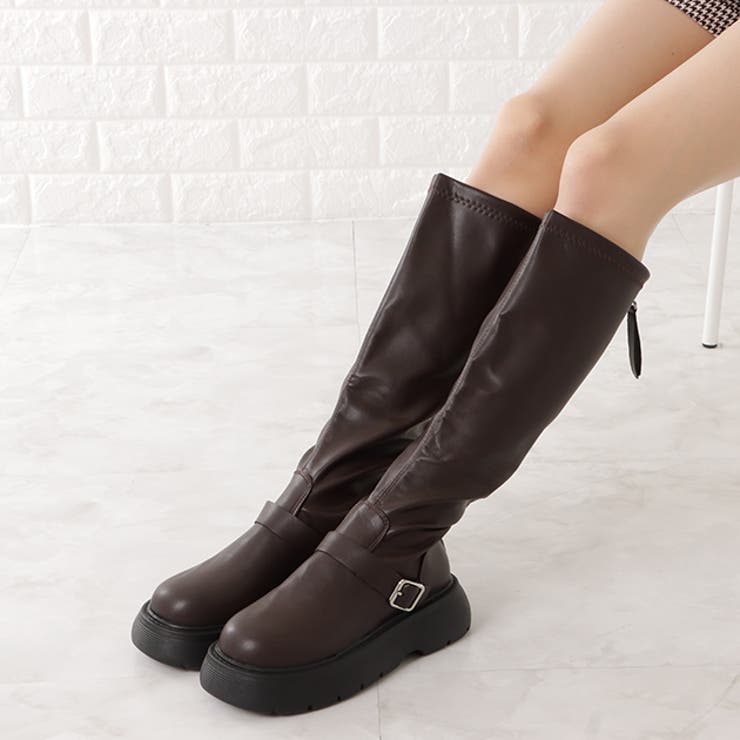 厚底 プラットフォーム ロングブーツ | レースレディース  | 詳細画像6 