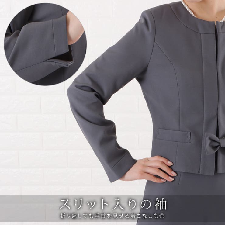 ワンピース ジャケット セレモニースーツ[品番：LCLW0002193