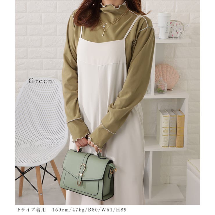 プチハイネックメロウステッチプルオーバー シンプル 無地 | レースレディース  | 詳細画像6 