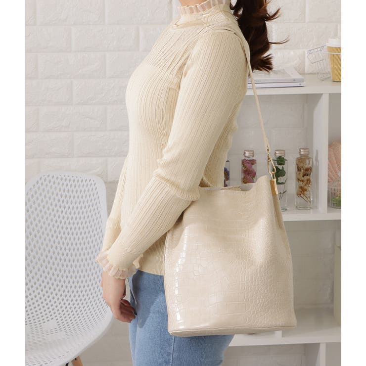 フリルレイヤードプチハイネックプルオーバー シアー 透け | レースレディース  | 詳細画像15 