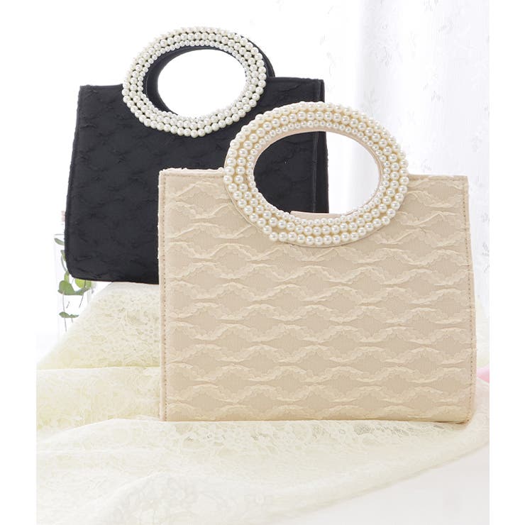 パールハンドル レース トート型 | レースレディース  | 詳細画像2 