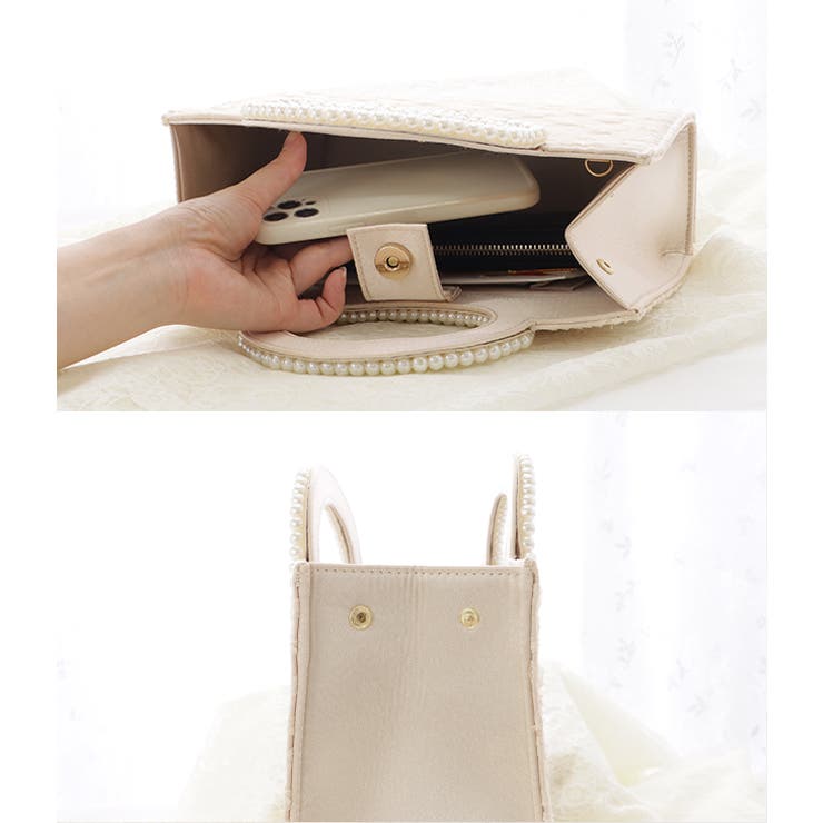 パールハンドル レース トート型 | レースレディース  | 詳細画像20 