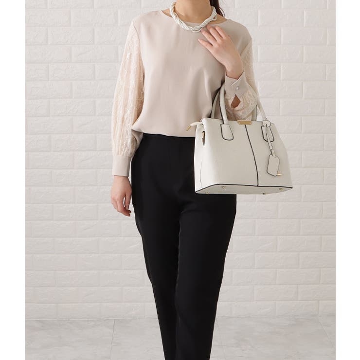 パンツドレス 長袖レーステーパードセレモニーセットアップ レディース | レースレディース  | 詳細画像7 