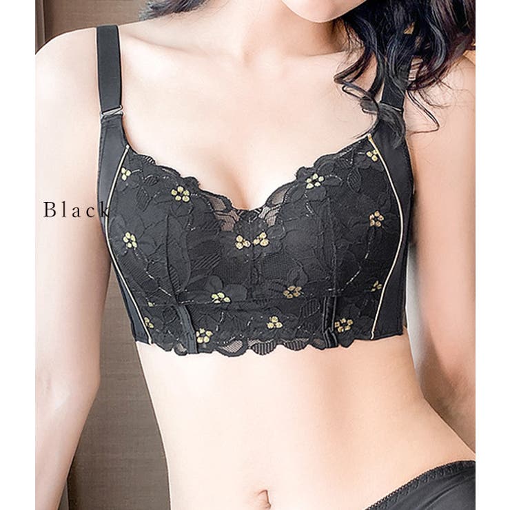 フラワーレース 脇高 ブラジャー | レースレディース  | 詳細画像15 