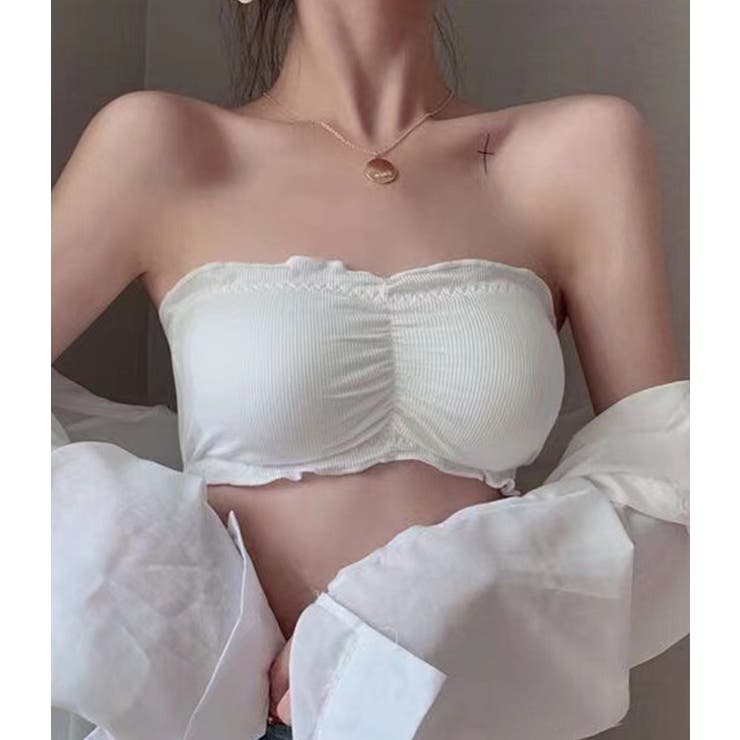 ノンワイヤー リブ チューブ | レースレディース  | 詳細画像12 