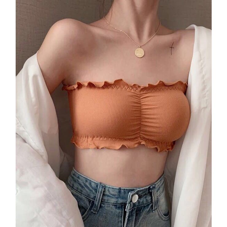 ノンワイヤー リブ チューブ | レースレディース  | 詳細画像14 