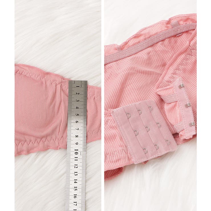 ノンワイヤー リブ チューブ | レースレディース  | 詳細画像19 