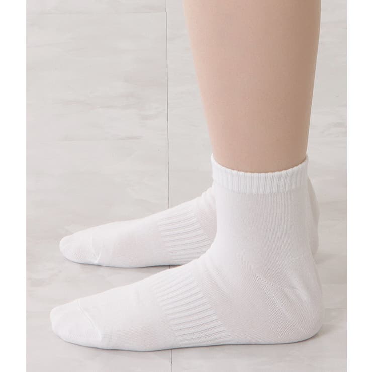 【10足セット】ベーシックコットン無地ショート丈ソックス レディース ソックス | レースレディース  | 詳細画像12 