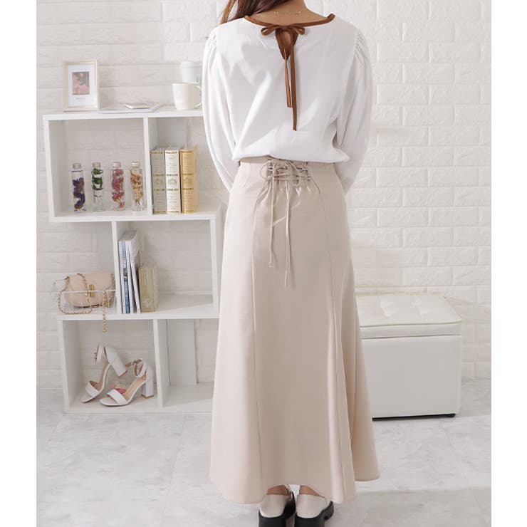 配色ラインバルーンスリーブプルオーバー女性 レディース 長袖 | レースレディース  | 詳細画像9 