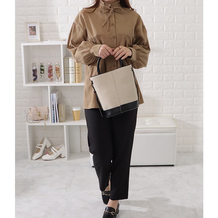 フリルスタンドカラーギャザー長袖ブラウス レディース 女性 | レースレディース  | 詳細画像16 