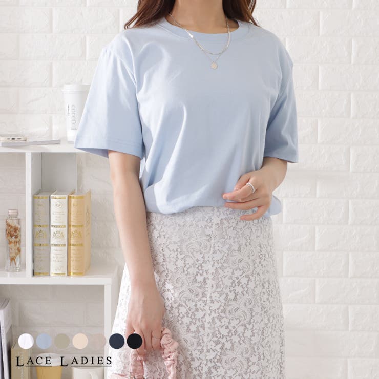 ミニマル半袖カラーTシャツ レディース 女性 | レースレディース  | 詳細画像1 