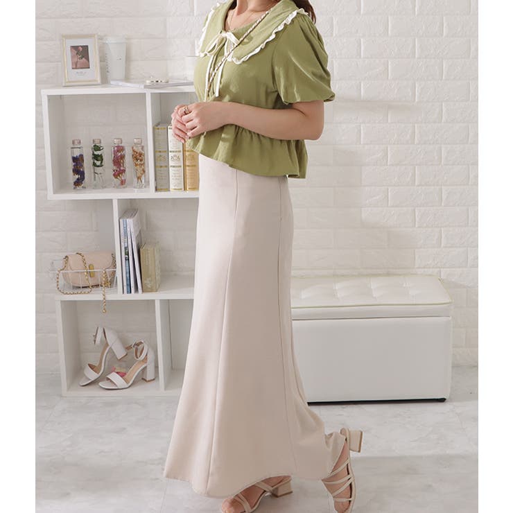 ビッグカラーフリル付き半袖ブラウス レディース 女性 | レースレディース  | 詳細画像19