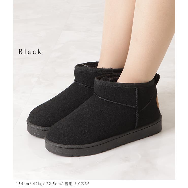 CHANEL チェーンショートブーツ ムートン サイズ35 21.5cm