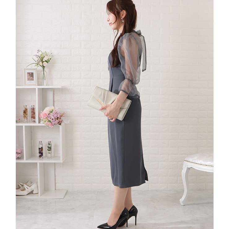 シアーキャンディスリーブタイトワンピース 女性 レディース | レースレディース  | 詳細画像18 