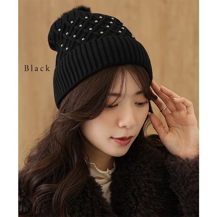 パール付き ポンポン ニット | レースレディース  | 詳細画像3 