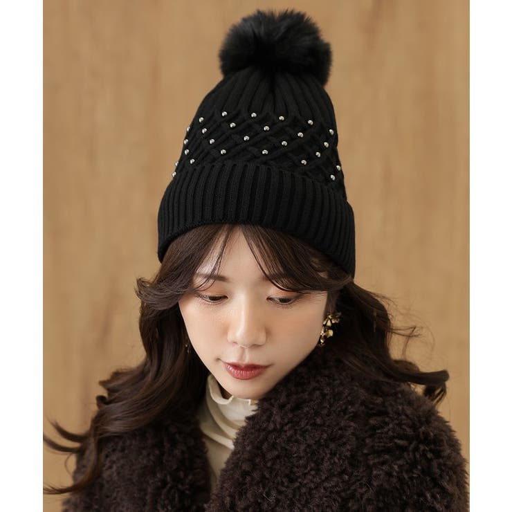 パール付き ポンポン ニット | レースレディース  | 詳細画像5 