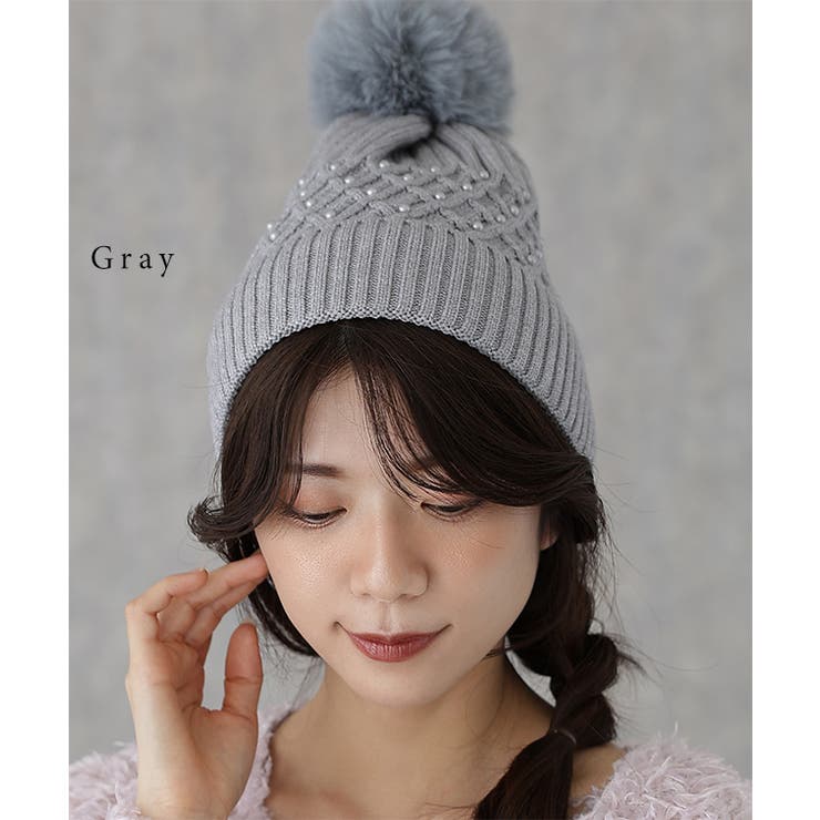 パール付き ポンポン ニット | レースレディース  | 詳細画像6 