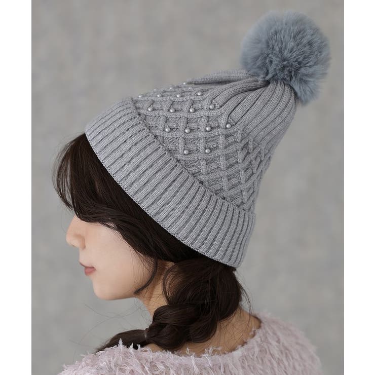 パール付き ポンポン ニット | レースレディース  | 詳細画像7 