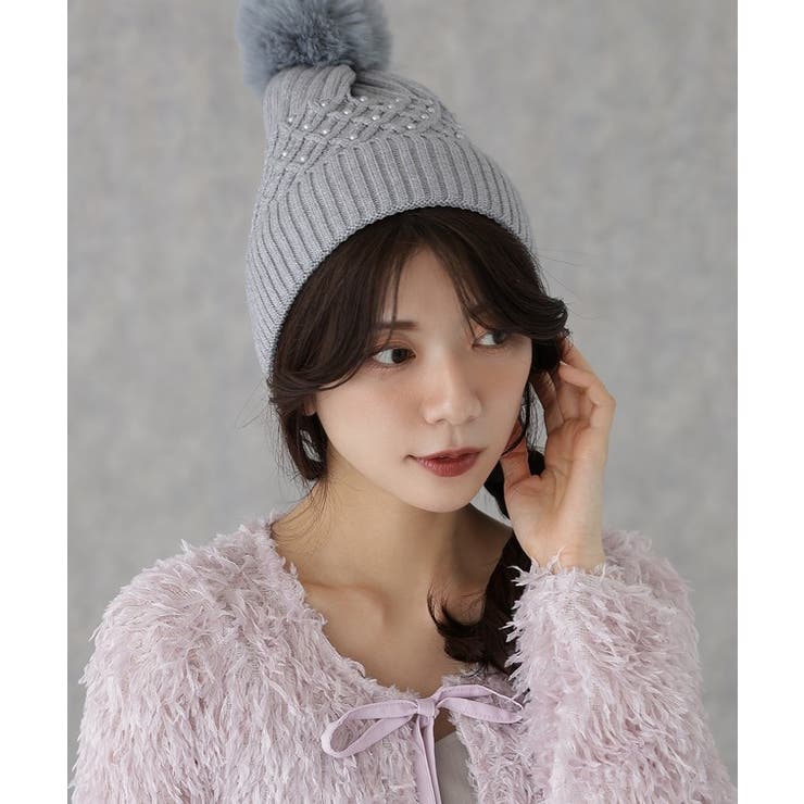 パール付き ポンポン ニット | レースレディース  | 詳細画像8 