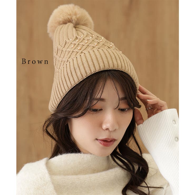 パール付き ポンポン ニット | レースレディース  | 詳細画像9 