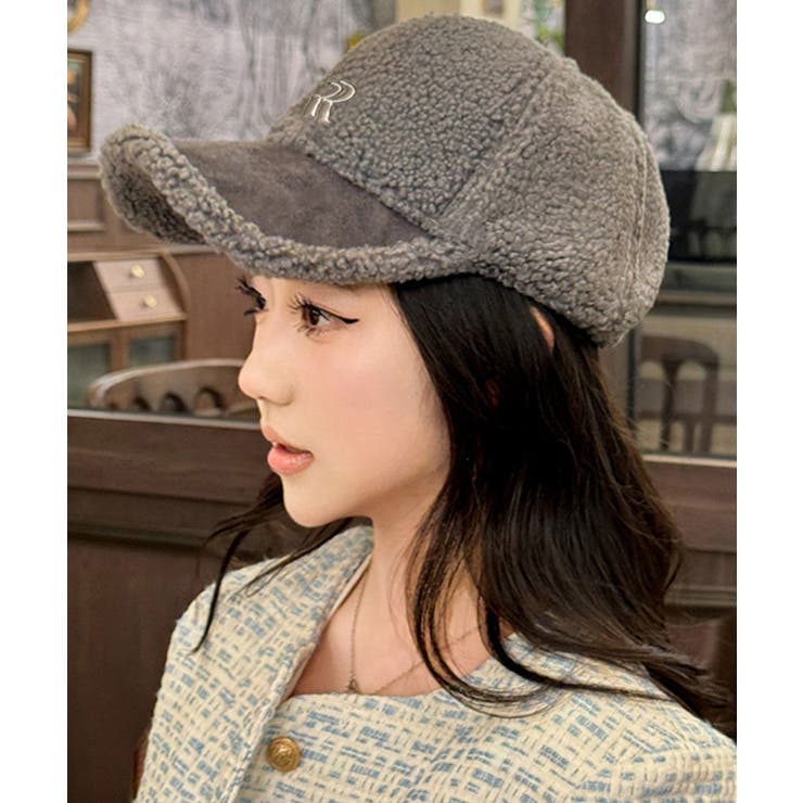 刺繍付き 異素材 ボア | レースレディース  | 詳細画像8 