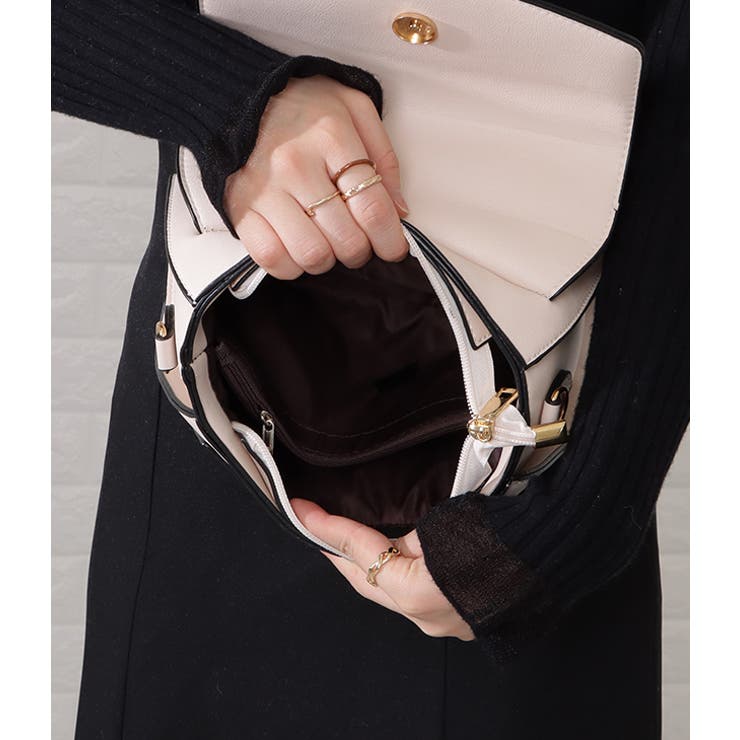 2way フラップハンドル ショルダーバッグ | レースレディース  | 詳細画像9 