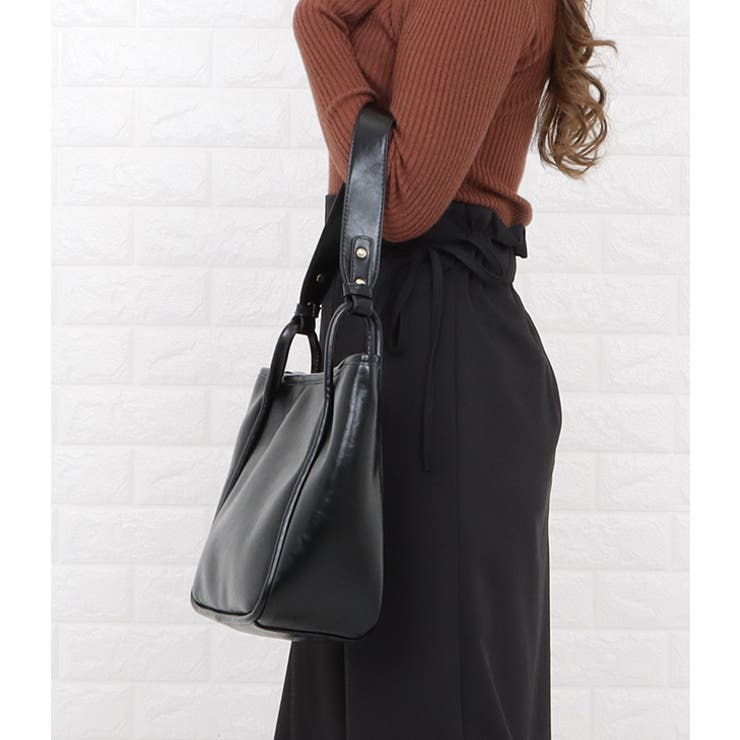 ワンハンドル ショルダーバッグ 合皮 | レースレディース  | 詳細画像5