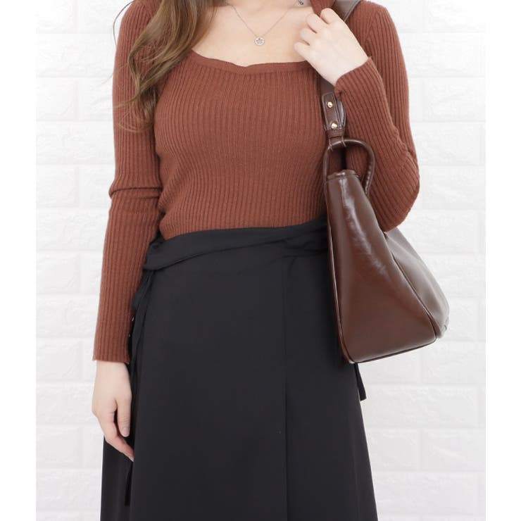 ワンハンドル ショルダーバッグ 合皮 | レースレディース  | 詳細画像18