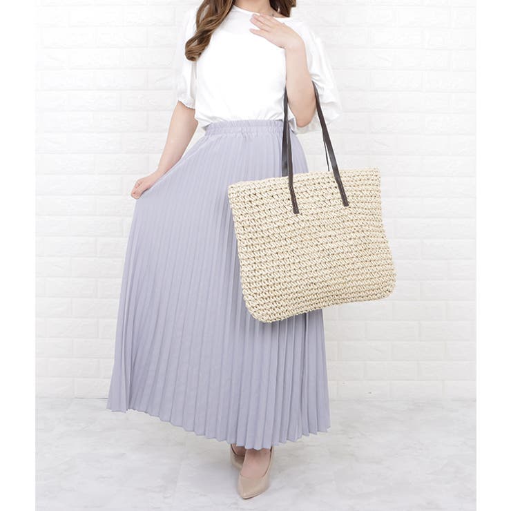 大容量 ペーパートートバッグ かごバッグ | レースレディース  | 詳細画像14 