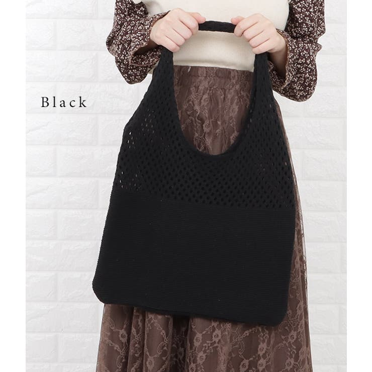 大容量 透かし編み ニット | レースレディース  | 詳細画像3 