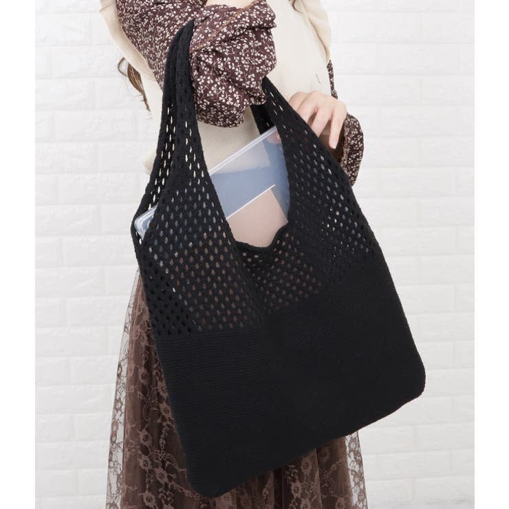 大容量 透かし編み ニット | レースレディース  | 詳細画像5 